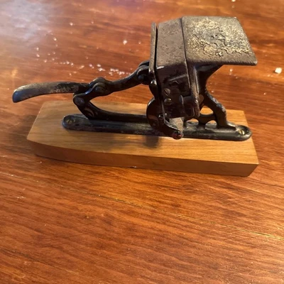 古董铸铁商务名片印刷机收藏品印刷工具  — 第 1/4 张图片