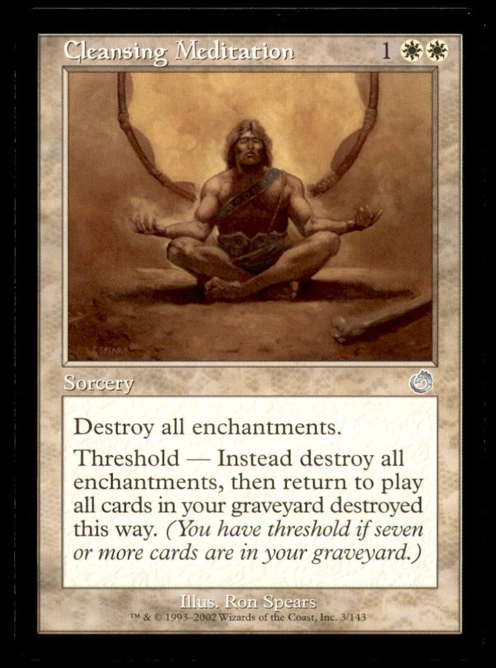 MTG Cleansing Meditation LP Light Play Torment [2090] - Image 1 of 1