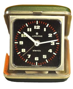 "Junghans"  Silentic  Rare Vintage  Made in Germany  c.1971's Travel Alarm clock - Picture 1 of 15