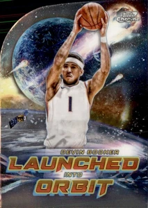 2023-24 Topps Cosmic Chrome - Lanzado en órbita Devin Booker #LIO-18 - Imagen 1 de 2