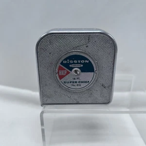 VTG Disston Carlson & Sullivan Super Chief No. 416 16 Foot Measuring Tape HKP - Picture 1 of 7