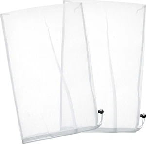 Fine Mesh Filter Bags for Leaf Vacuum Pool Cleaners, 2 Pack - 12" X 20" Replace - Picture 1 of 6