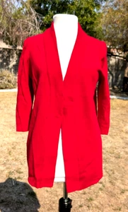 Scarlet Spring & Mercer Womens Small Casual Open-Front Cardigan Sweater Coat EUC - Picture 1 of 6
