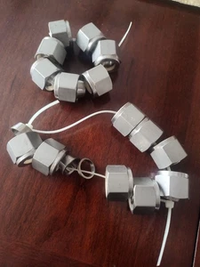 Swagelok SS-810-NFSET, 1/2” Nuts, Ferrules Front and back Quantity: 15 - Picture 1 of 2