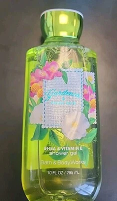Bath & Body Works Gardenia & Fresh Rain Shower Gel Wash 10oz Rare New  - Image 1 of 3