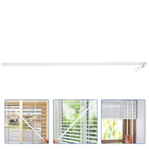 Pleated Curtain Accessories Rod for Window Blind Tilt Wand with Hook - Picture 1 of 12