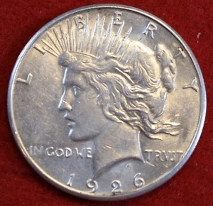 Moneda de plata 90 % dólar de la paz 1926-S de alto grado PE287 - Imagen 1 de 2