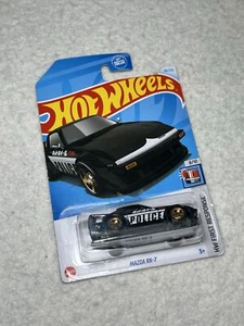 Hotwheels die cast Mazda RX-7 HW first response black - Picture 1 of 3