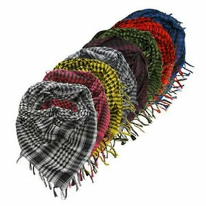 Damas Hombres Arafat Keffiyeh Shemagh Cabeza Cuello Bufanda Envoltura Mantón Tiro Cálido*Árabe - Imagen 1 de 6