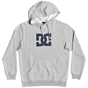 DC Shoes Star Patineta Pulóver Sudadera con Capucha Gris M Nuevo con Etiquetas Streetwear Surf Snowboard - Imagen 1 de 2