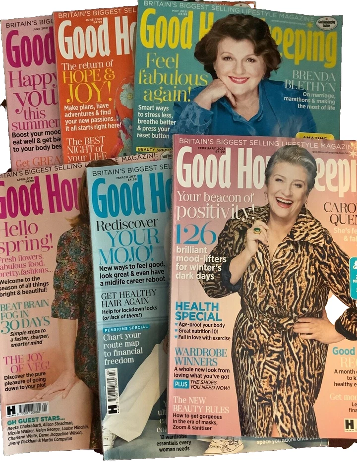 6 ISSUES GOOD HOUSEKEEPING MAGAZINE 2021 EXC.COND. - Image 1 of 1