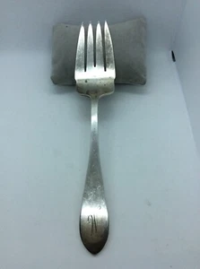 Pointed Antique Reed Barton Dominick Haff Sterling Meat Fork 8 1/4”  - Picture 1 of 3