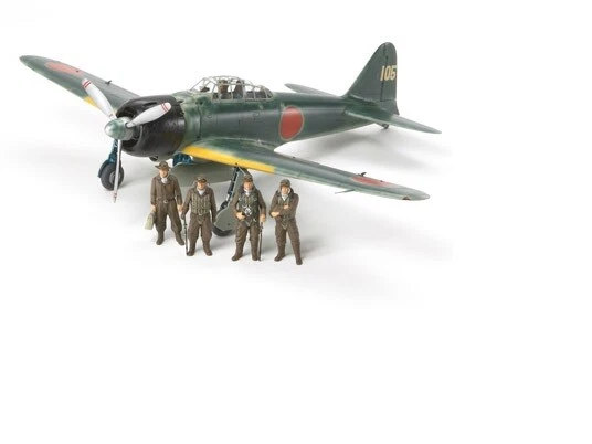 Tamiya 1/48 Mitsubishi A6m3 Zero Fighter Hamp Type 32 stampate ancora sigillate