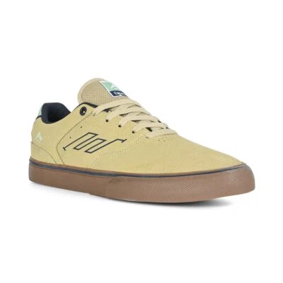 Emerica Las Zapatillas De Skate Low Vulc - Marrón/Azul/Verde - Imagen 1 de 4