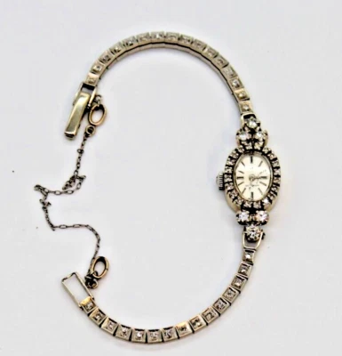 Винтажные женские часы Hamilton Diamond золото 14 карат работают отлично! - Изображение 1 из 4