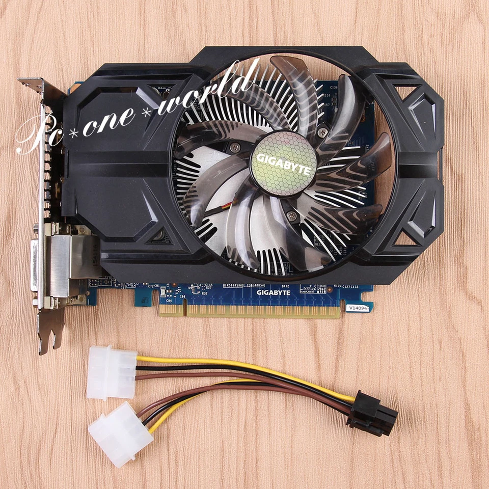 Original Gigabyte GTX750TI GTX750 2GB/1GB DDR5 128bit Video Gaming Graphics Card - Image 1 of 1