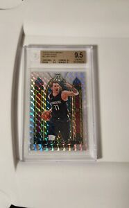 2019-2020 Luka Doncic Panini Mosaic Stained Glass Refractor BGS 9.5 Gem Mint SSP