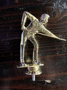 Vintage Plastic Pool Player Trophy Topper - Picture 1 of 1