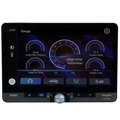 Jensen CAR140MW 1-2 DIN Digital Multimedia Receiver w/ 10.1" Touchscreen - Image 1 of 4