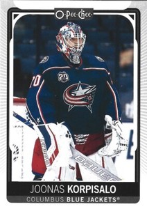 Joonas Korpisalo #431 - 2021-22 O-Pee-Chee - Base