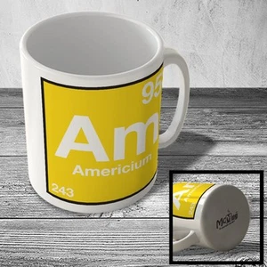 MUG_ELEM_120 (95) Americium - Am - Science Mug - Foto 1 di 1