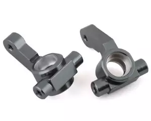 ST Racing Concepts DR10 Aluminum Steering Knuckles (2) (Gun Metal) - Picture 1 of 2