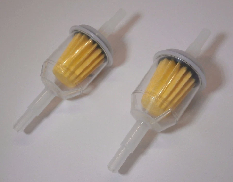 PACK DE 2 FILTROS DE COMBUSTIBLE UNIVERSAL EN LÍNEA VOLKSWAGEN T1 BUG BEETLE 1946-1974 Foto 1 de 2