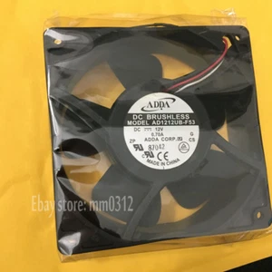 ADDA AD1212UB-F53 12038 120mm 38mm 12V DC 120CFM Lüfter 3 Pin - Bild 1 von 4