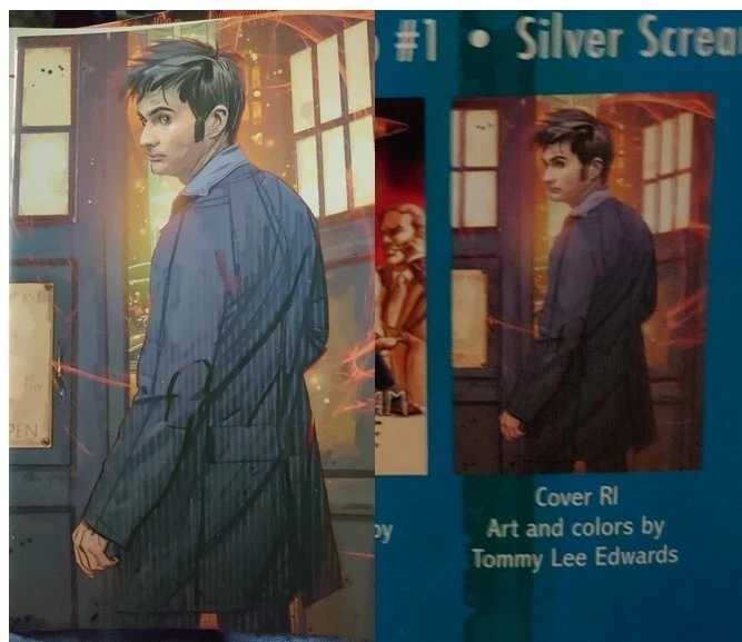 Doctor Who Silver Scream Cover RI - Davison & Lee & Edwards Foto 1 de 1