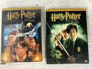 2 DVD Set Lot Harry Potter And The Sourcers Stone & Chamber Of Secrets - Picture 1 of 15