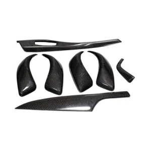 7PCS Carbon Fiber Interior Trim Kit Black For BMW F20 F21 116i 118i 120i M135i - Picture 1 of 8