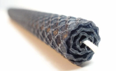 Black Candles, Beeswax Candle Making Kit, Ritual Candles,  Beeswax Candle Kit - Image 1 of 2