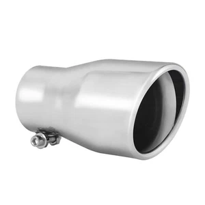 Car exhaust tip 2.5'' Inlet Stainless Steel Muffler Pipe Bolt on Design 3" OD - Picture 1 of 8
