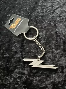 ZZ TOP - TWIN ZEES LOGO METALL SCHLÜSSELANHÄNGER OFFIZIELLES BAND MERCH - Bild 1 von 2