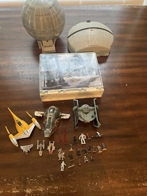 星球大战动作舰队 批量 死星 霍斯 公仔 微型机器 Galoob 孩之宝 — 第 1/4 张图片