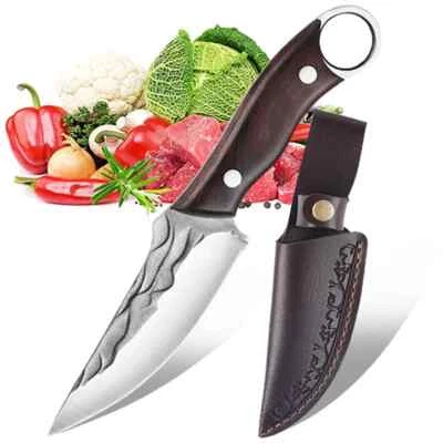 Cuchillo Para Deshuesar Carnicero Cuchillo De Hoja Fija De Acero Rico En Carbono - Image 1 of 4