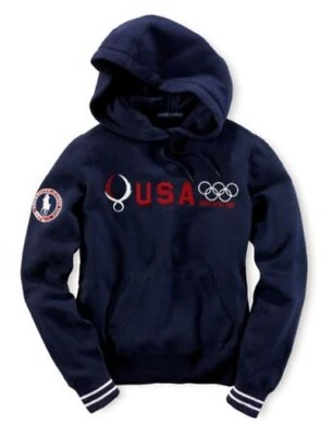 Polo Ralph Lauren Official 2008 USA Olymic Team Hoodie Beijing Summer Men's L  - Image 1 of 4