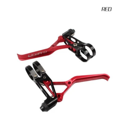 1 pair LITEPRO Aluminum Brake Levers MTB BMX DH Folding Bike V Brake Lever 65g - Image 1 of 4