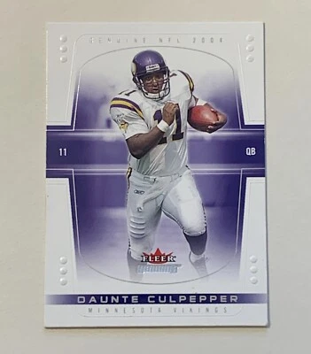 2004 Fleer Genuine Daunte Culpepper #74 Minnesota Vikings - Image 1 of 2