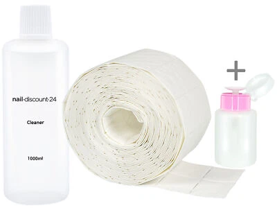 Nail Nagel Cleaner SPAR SET XXL-GRATIS Dispenser- Schwitzschicht Entferner UVGel
