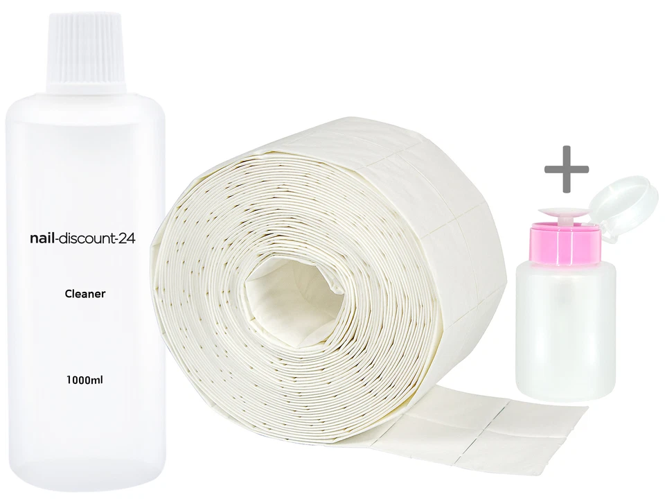 Nail Nagel Cleaner SPAR SET XXL-GRATIS Dispenser- Schwitzschicht Entferner UVGel - Bild 1 von 4