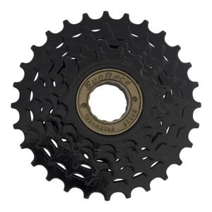 SUNRACE BRANDED 6 SPEED BICYCLE MULTIPLE FREEWHEELS 14/28T FRICTION BLACK - Picture 1 of 1