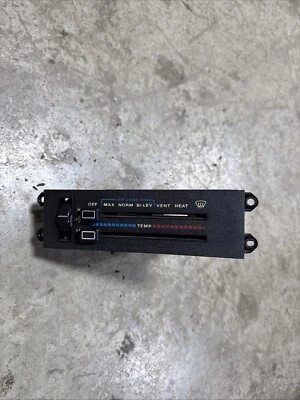Jeep Cherokee XJ 1987-1996 OEM calefacción calefacción aire acondicionado interruptor de control climático (P96) Foto 1 de 4