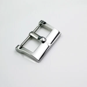 Barra de resorte de acero inoxidable pulido plata de 18 mm hebilla de pasador para reloj BP JB1753 - Imagen 1 de 7