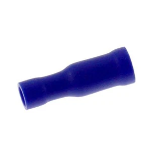 25x Round plug-in sleeve fully insulated 1,5-2,5mm² Blue for round plugs Brass t - Picture 1 of 4