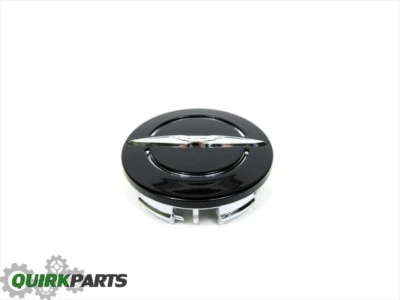 2013-2023 Chrysler 200 & 300 CHROME & BLACK WHEEL CENTER CAP MOPAR 1LB74DX8AB - Image 1 of 4