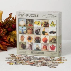 Neu im Karton Herbst Ernte Puzzle 500 Stck. 20 x 16 Zoll von Sullivan mit Kunst von Darren Gygi - Bild 1 von 2