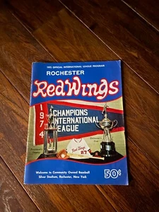 Rochester Red Wings 1975 Official International League Program - Picture 1 of 6