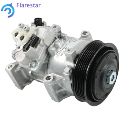 A/C Air Compressor For Toyota Corolla 1.8L 2011 2012-2014 447260-3373 Aluminum - Image 1 of 4