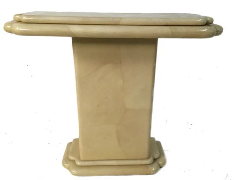 THE ULTIMATE DESIGNER CHIC GOAT SKIN CONSOLE TABLE Cover